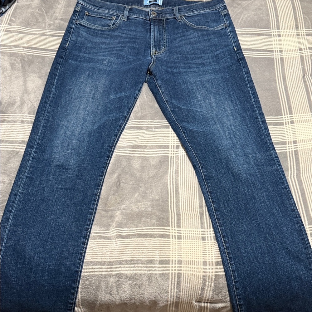 Joseph Abboud Men's Relaxed Jeans - Dark Blue